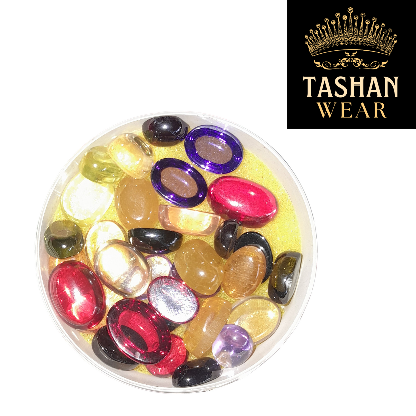 Zircon Multi Color Natural Stone Ring – 12 Carat Pure Silver Adjustable Size