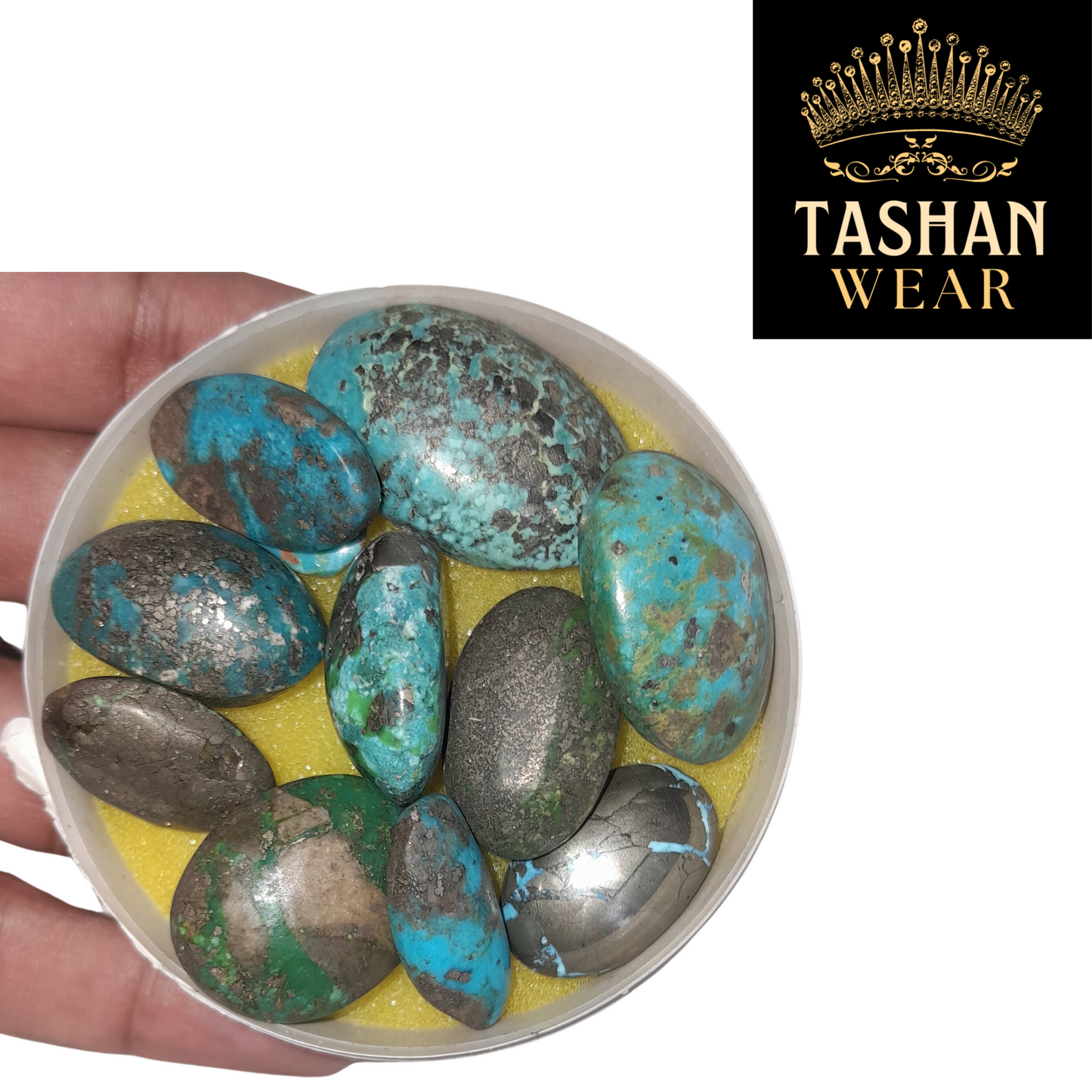 NATURAL TURQUOISE -FEROZA- 925 PURE SILVER RING-SIZE ALL