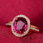 Original Red Crystal Ruby Gemstones Diamonds Rings (12.5 Ct)