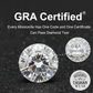 GRA Moissanite Diamonds with Certificate