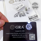 GRA Moissanite Diamonds with Certificate