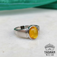 Zircon Multi Color Natural Stone Ring – 12 Carat Pure Silver Adjustable Size