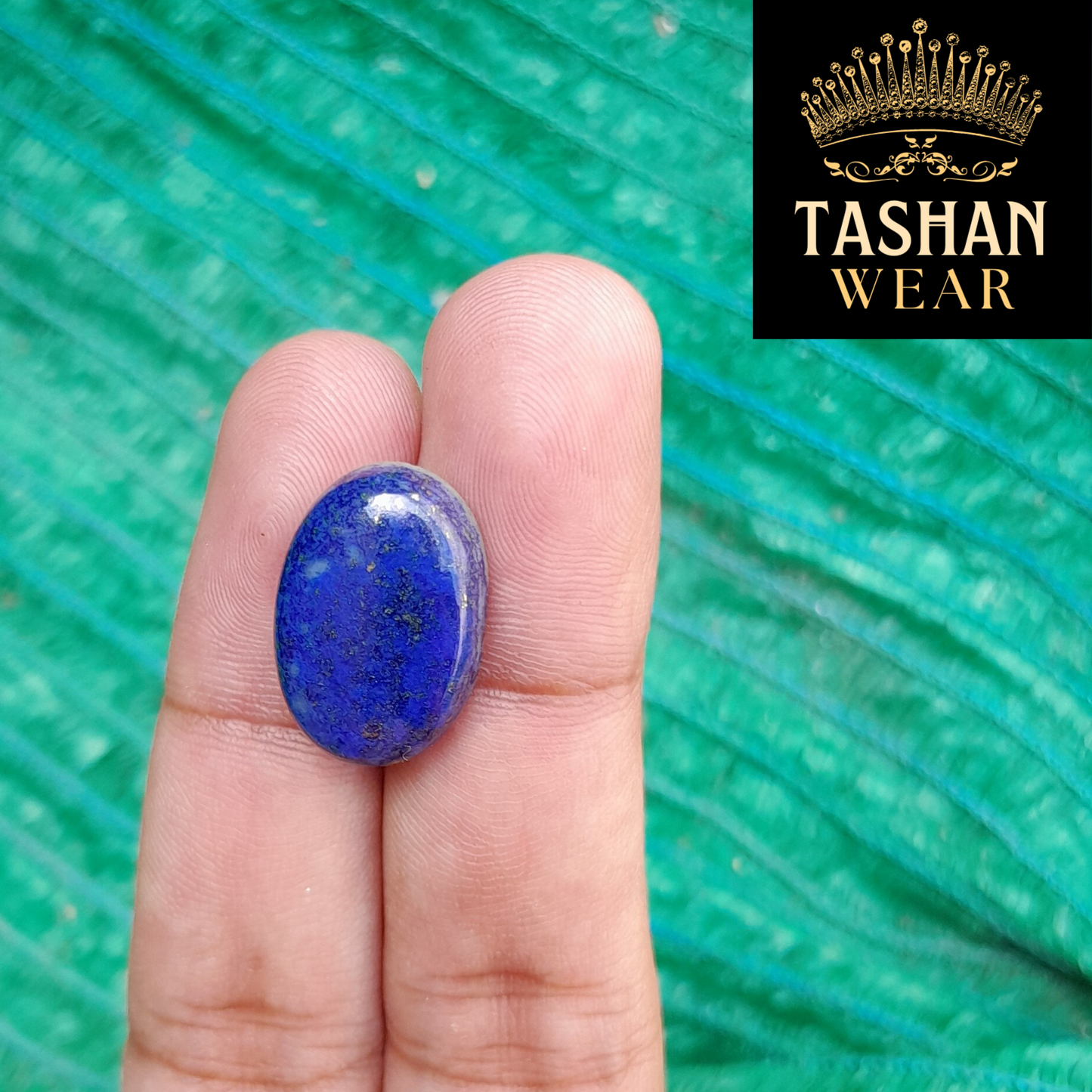 NATURAL LAPIS LAZULI-LAJWARD- 14.55 CARAT SILVER RING