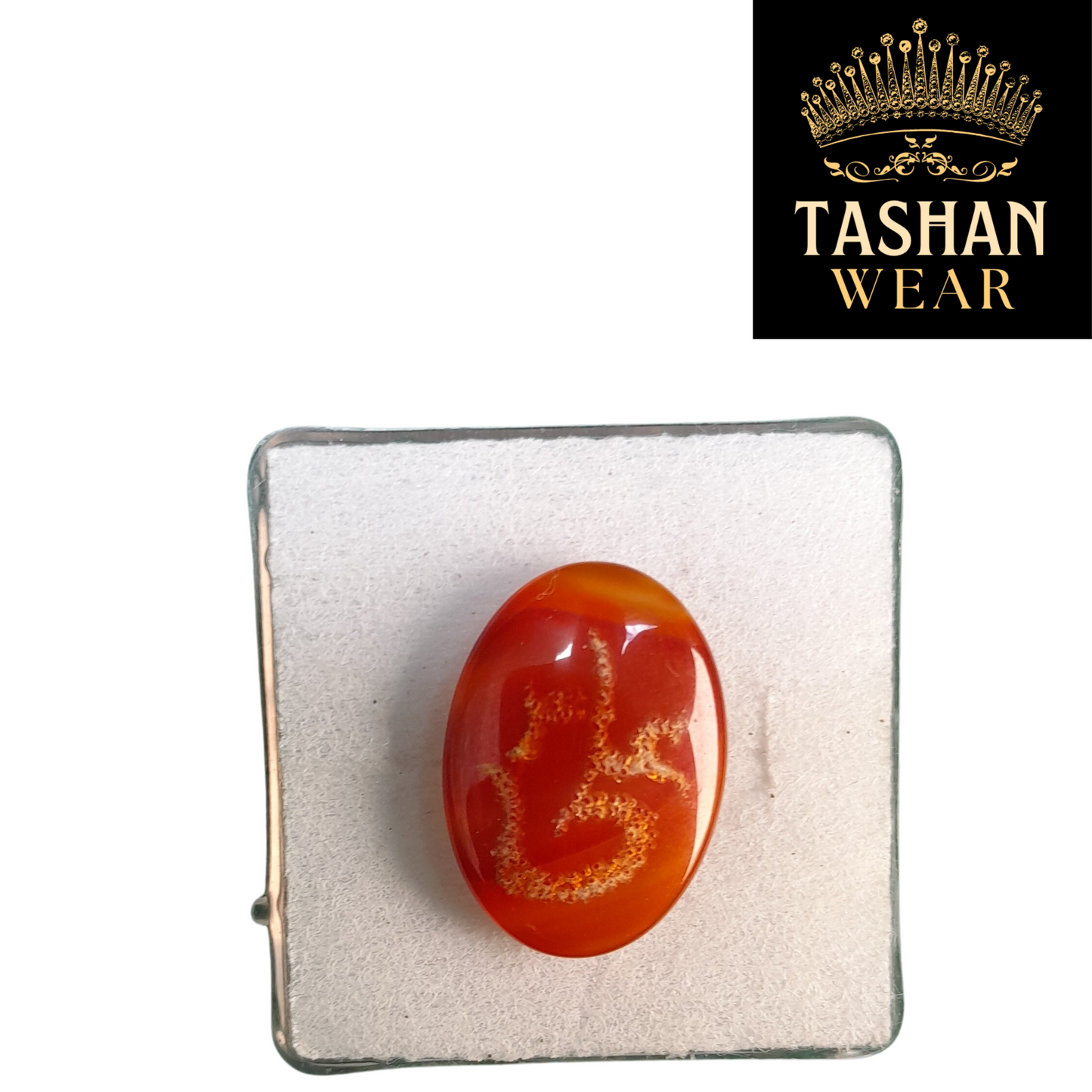 NATURAL SULEMANI AQEEQ STONE 14.85 CARAT