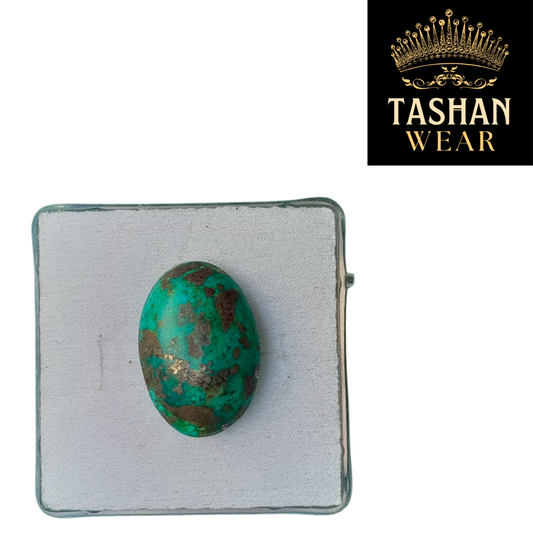 NATURAL TURQUOISE -FEROZA- 925 PURE SILVER RING-SIZE ALL
