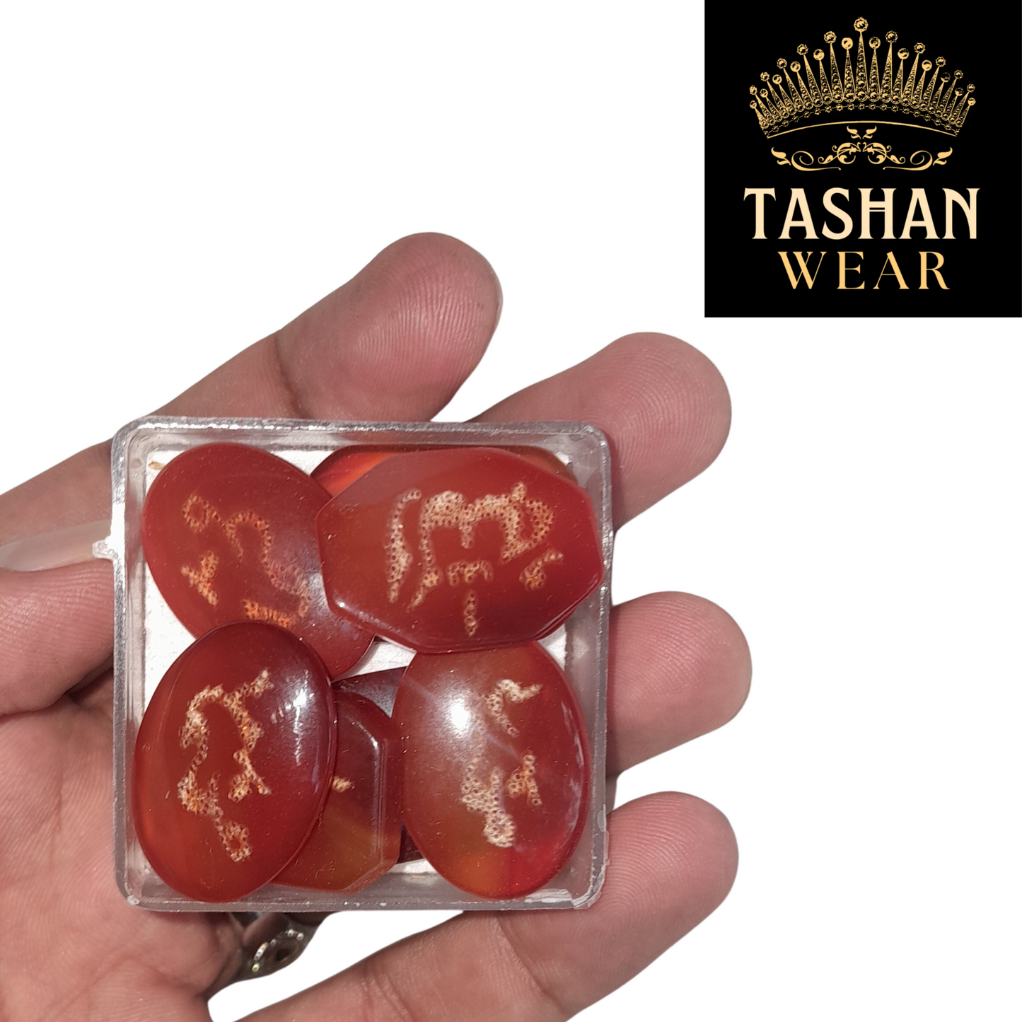 NATURAL SULEMANI AQEEQ STONE 14.85 CARAT